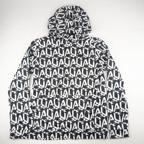 Under Armour Black & White All Over Logo Print - Youth XL - Picture 1 of 4